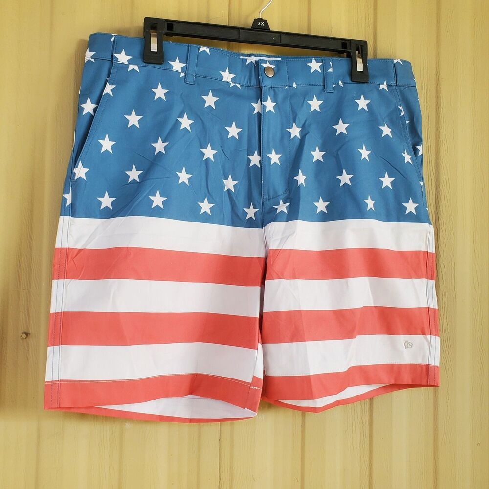 Boys Tipsy Elves United We Stand Shorts Size 33